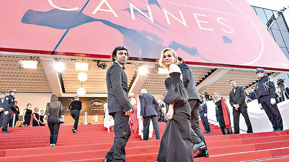 Actores en una versi&oacute;n pasada de Cannes./ AGENCIAS
