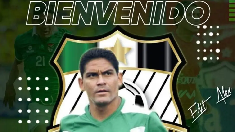 Edward Zenteno, nuevo jugador de Real Mizque. Club Real Mizque.