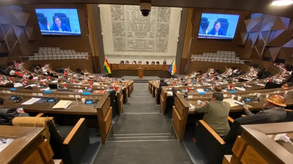 Asamble&iacute;stas, en sesi&oacute;n. C&Aacute;MARA DE DIPUTADOS