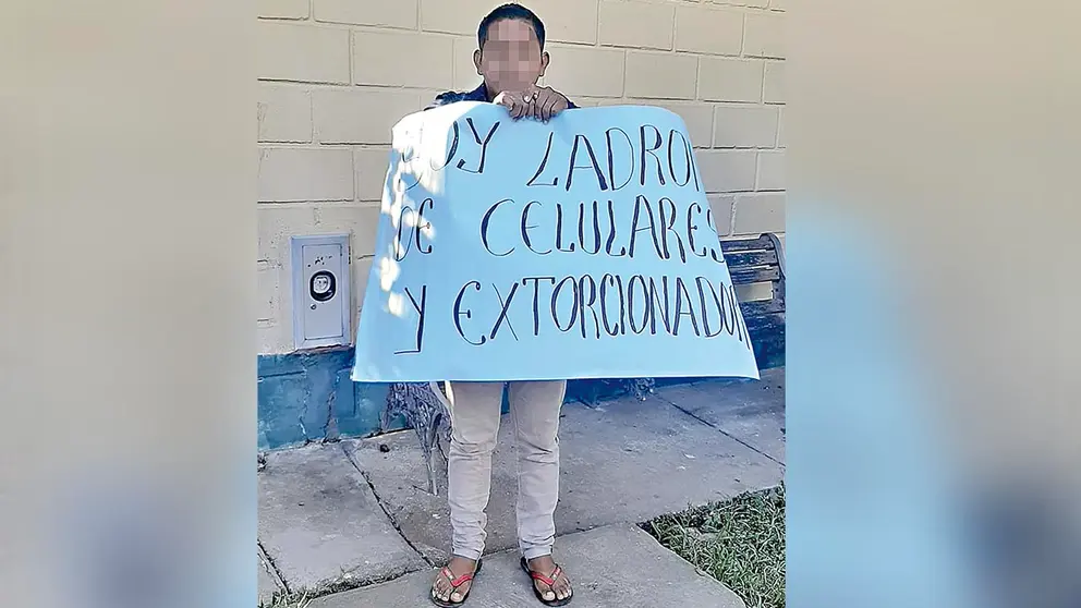 El hombre sindicado de robar un celular en Chimor&eacute;, Cochabamba./ RKC