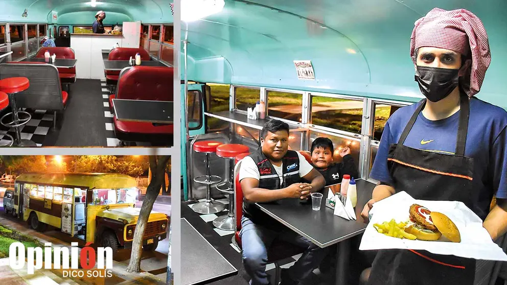 Abuela Grillo, un restaurante m&oacute;vil de comida r&aacute;pida y vegetariana. / DICO SOL&Iacute;S