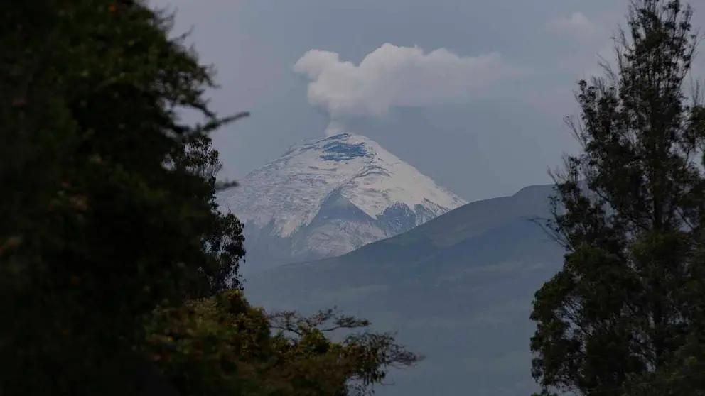 Fotograf&iacute;a del volc&aacute;n Cotopaxi desde el Valle de los Chillos, en Quito (Ecuador), en una fotograf&iacute;a de archivo. EFE