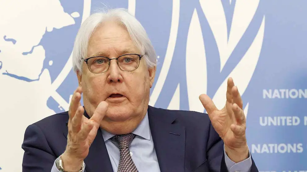 El jefe humanitario y coordinador de ayuda para emergencias de la ONU, Martin Griffiths, en una fotograf&iacute;a de archivo. EFE