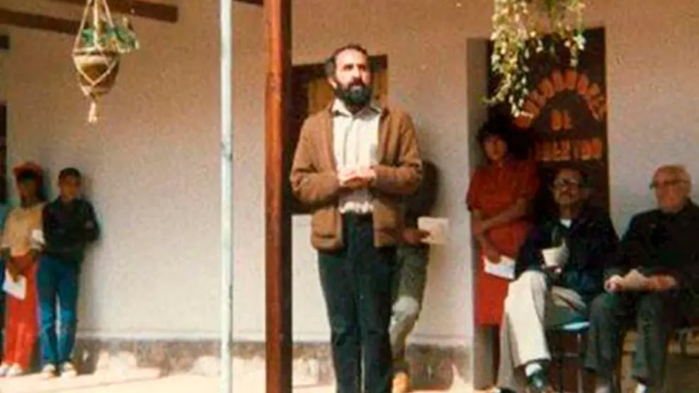 Alfonso Pedrajas, en una fotograf&iacute;a en un acto religioso. EL PA&Iacute;S