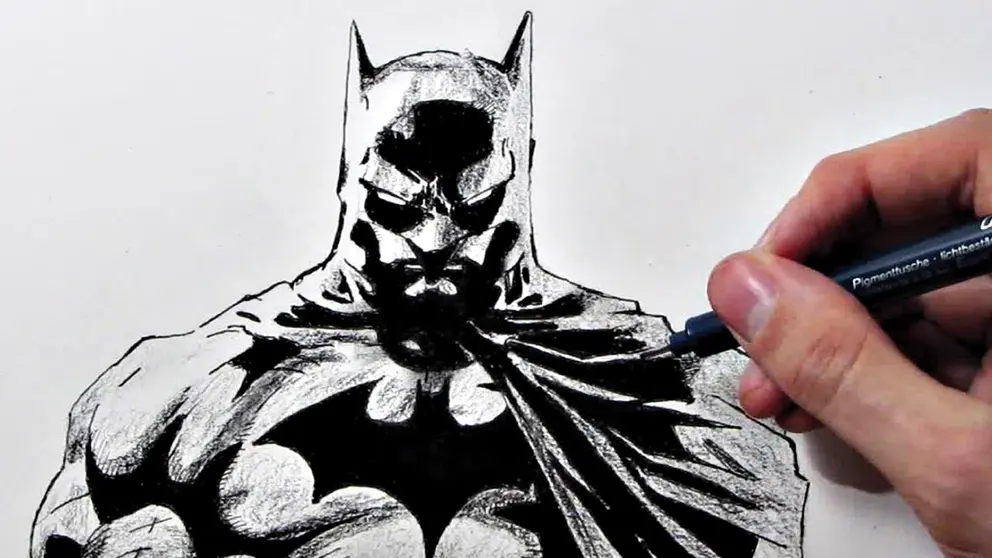Un gráfico del superhéroe Batman./ YOUTUBE