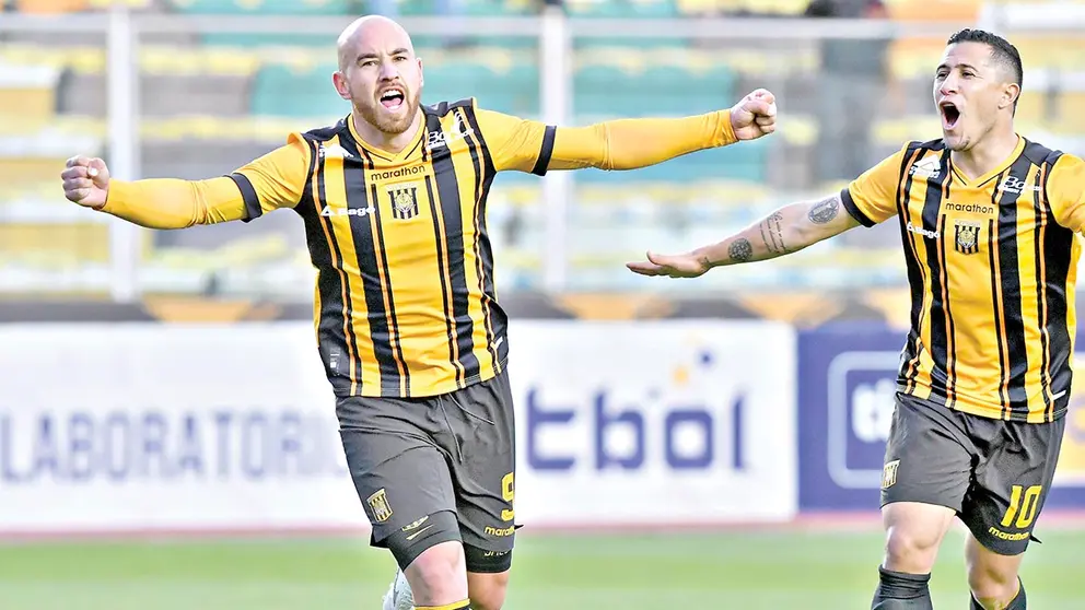 El Tigre celebra una conquista en un partido anterior./ APG
