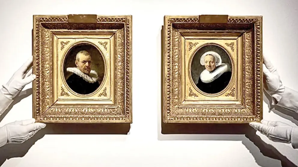 Los retratos de Rembrandt que pertenec&iacute;an a la colecci&oacute;n privada de una familia de Pa&iacute;ses Bajos./ INFOBAE