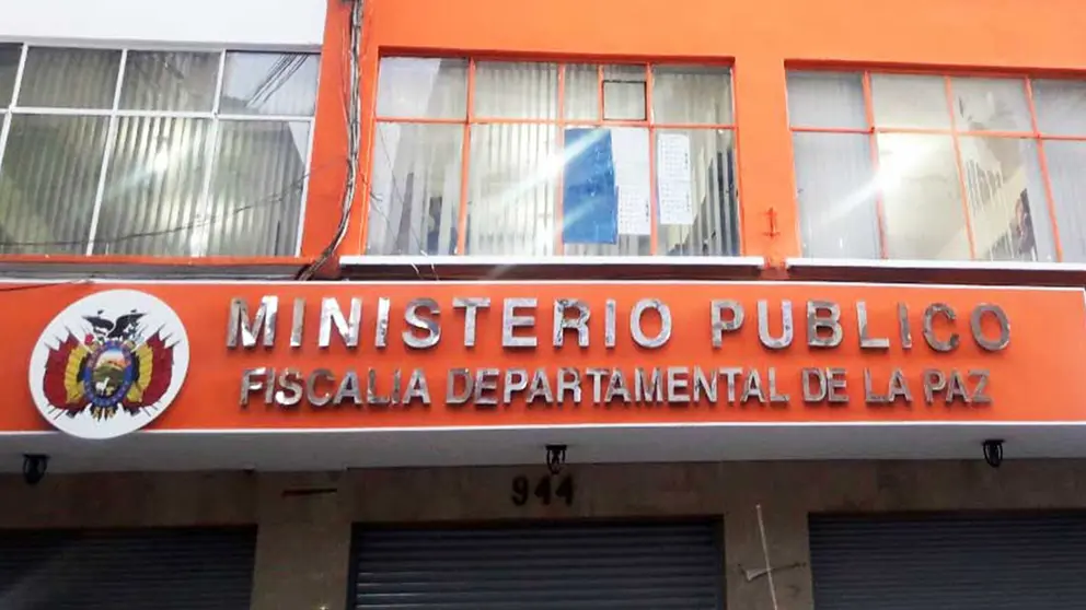 Frontis del Ministerio P&uacute;blico de La Paz./ TOMADA DE ERBOL