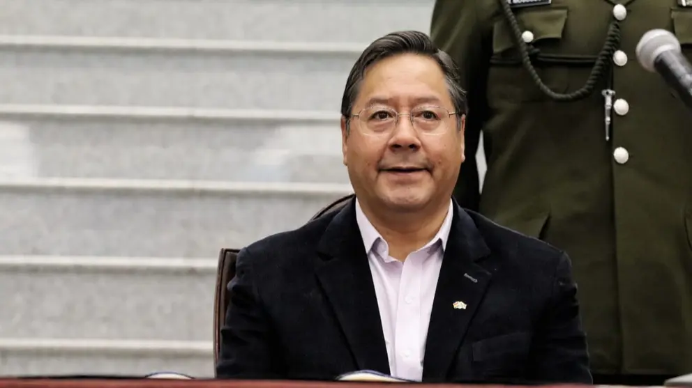 El presidente Luis Arce. PRENSA LUCHO ARCE