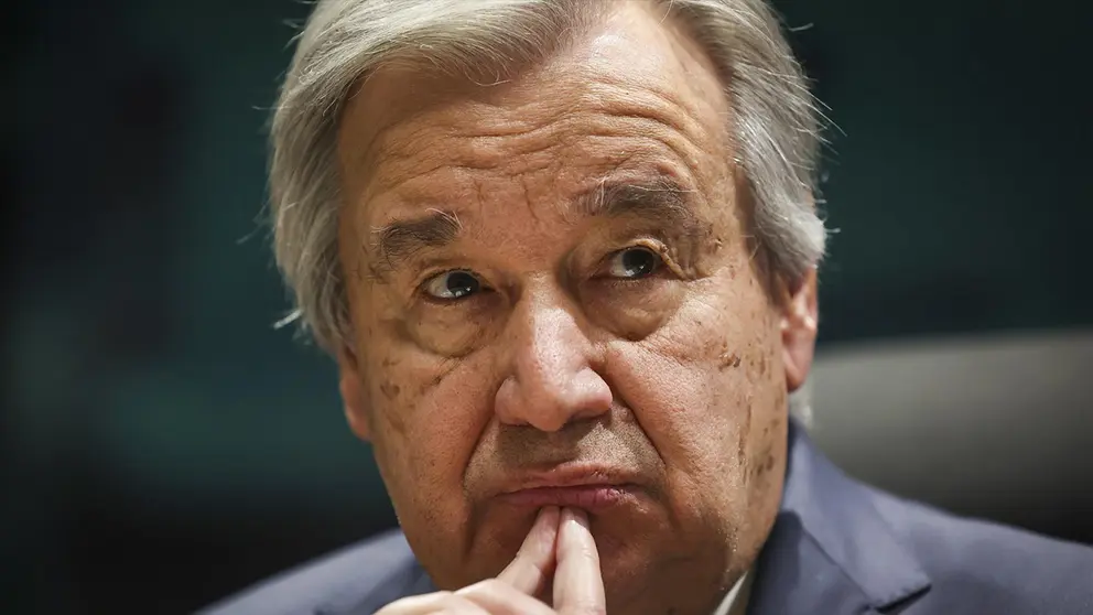 El secretario general de la ONU, Ant&oacute;nio Guterres, en una conferencia pasada./ EFE