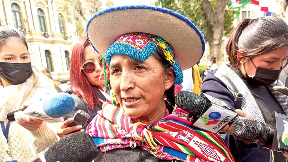 La exdiputada Lidia Patty Mullisaca.
