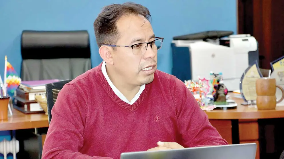 Exviceministro Carmelo Valda./ ABI