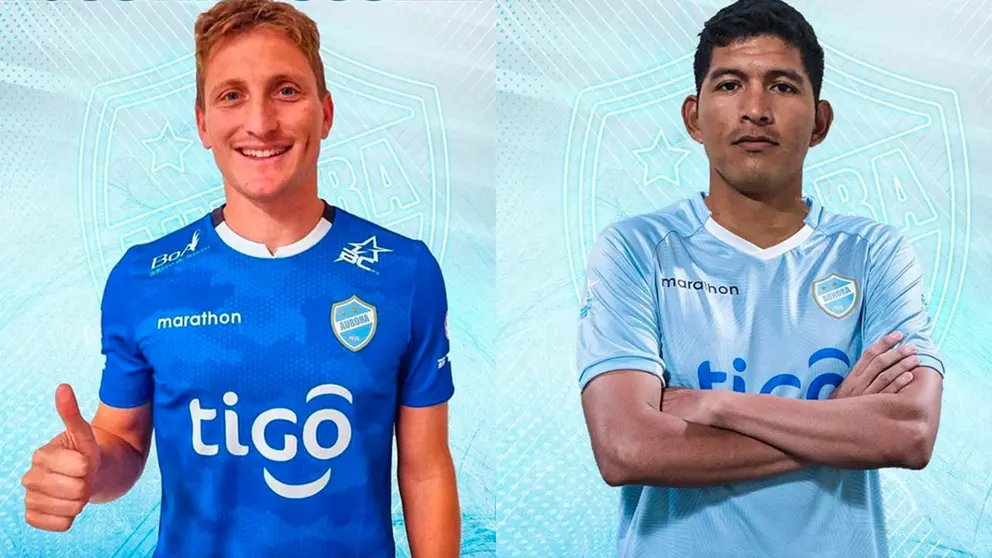 Aurora anunció los fichajes de Agustín Cousillas y Yerko Vallejos para la segunda parte del año. FACEBOOK