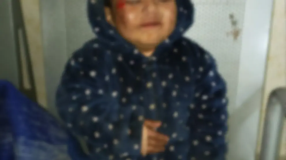Foto de la ni&ntilde;a que circulaba por redes sociales para dar con sus progenitores. RR.SS.