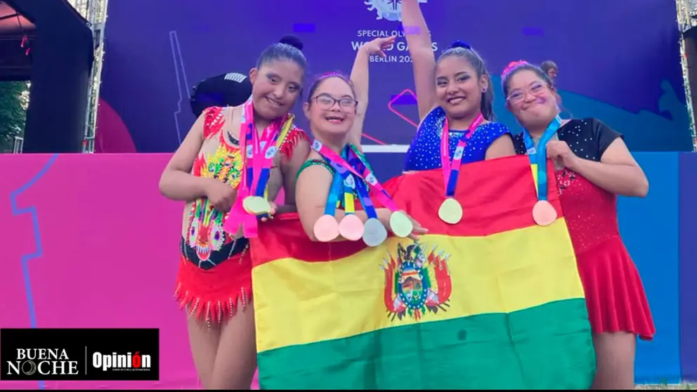 Las atletas nacionales que participaron en el evento./ CAPTURA DE VIDEO