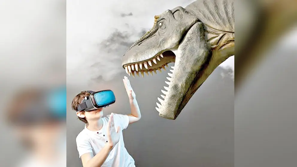 Una imagen referencial de una experiencia en realidad aumentada./ AGENCIAS