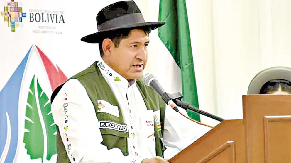 El exdirector del Servicio Nacional de &Aacute;reas Protegidas (Sernap), Teodoro Mamani./ SERNAP