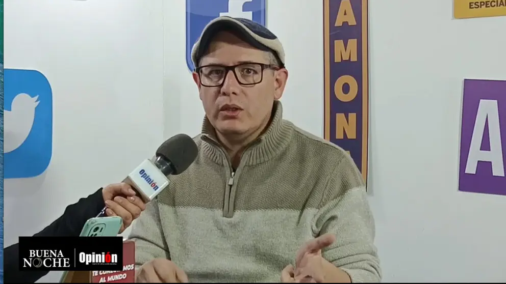 Enrique Revollo, en entrevista con OPINI&Oacute;N. CAPTURA DE VIDEO