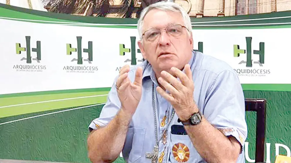 El Monse&ntilde;or Robert Flock, obispo de San Ignacio de Velasco. / CEB