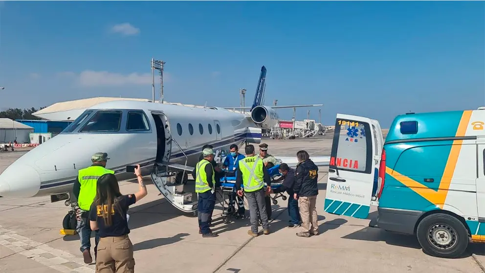 El ciudadano chileno, herido de bala en Bolivia, vuelve a su pa&iacute;s. 