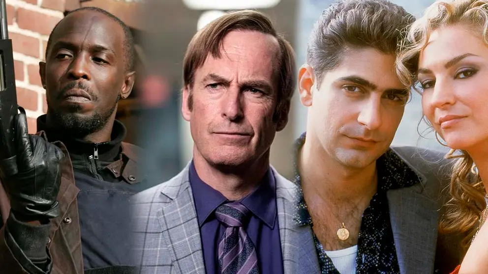Protagonistas de las series The Wire, Better Call Saul y Sopranos. COMPOSICI&Oacute;N OPINI&Oacute;N