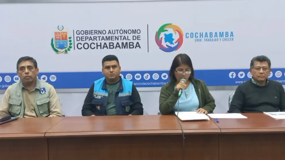 Conferencia de prensa de la Gobernaci&oacute;n sobre los resultados de estudios./ GOBERNACI&Oacute;N