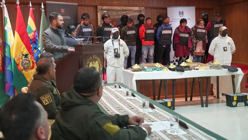 Capturan a 8 implicados en el atraco armado de El Alto; dos de ellos operaban desde una casa de cambios