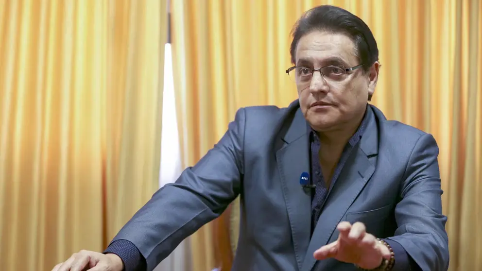 Imagen de archivo del asesinado candidato a la presidencia Fernando Villavicencio./ EFE