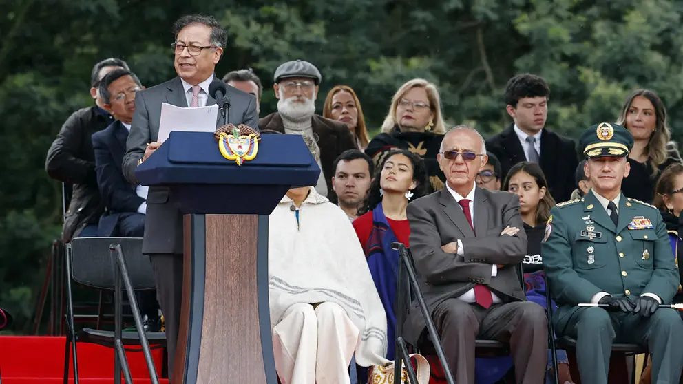 El presidente de Colombia, Gustavo Petro (i)./ EFE