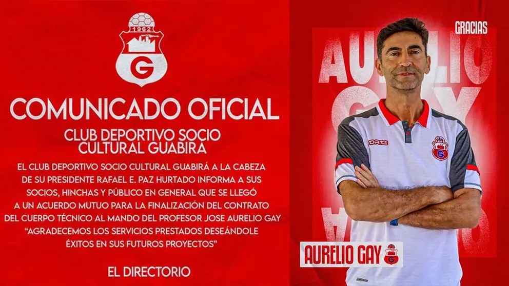 Comunicados del cuadro de Guabir&aacute;. FACEBOOK GUABIR&Aacute;