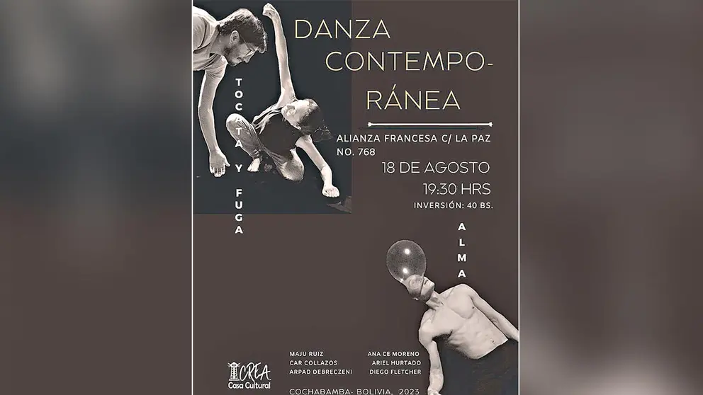 Afiche del evento "Tocata y Fuga" y "Alma"./ AF