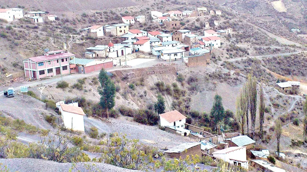 El municipio de Tacopaya, en la regi&oacute;n Andina de Cochabamba./ ARCHIVO