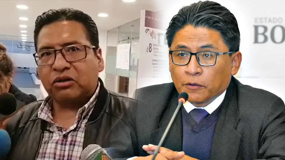 El diputado Juan Jos&eacute; J&aacute;uregui (i) y el ministro de Justicia, Iv&aacute;n Lima./ ERBOL Y OPINI&Oacute;N