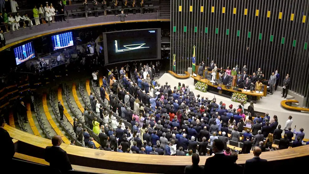 Fotografía de archivo en la que se registró una toma general de una sesión plenaria de la Cámara de Diputados de Brasil, en la sede del Congreso Nacional, en Brasilia./ EFE