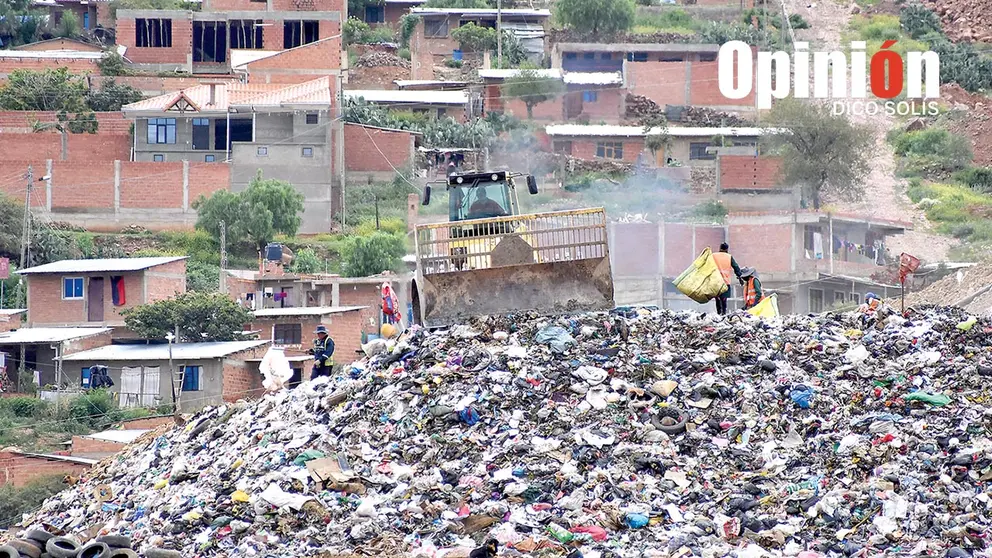 La zona del relleno de basura de K&rsquo;ara K&rsquo;ara./ DICO SOL&Iacute;S