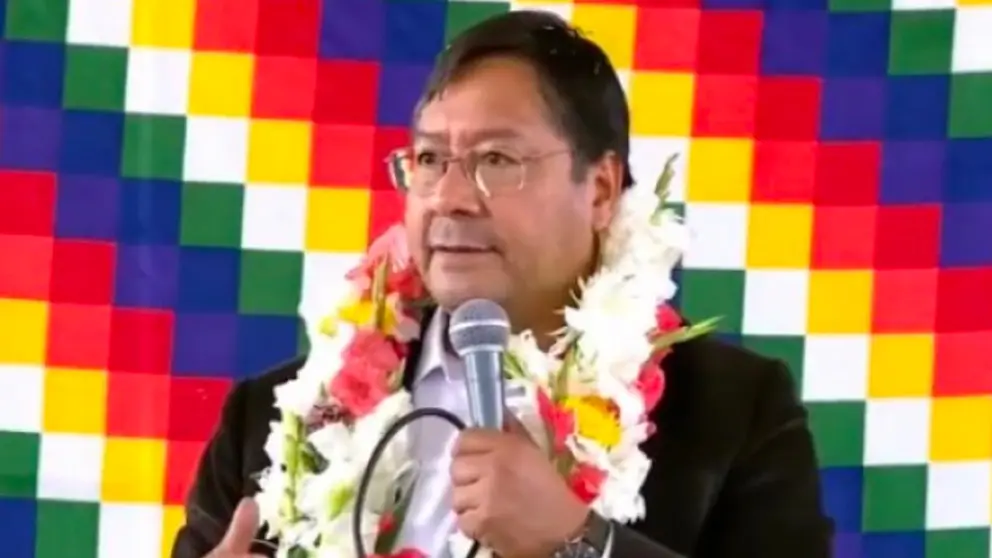 Presidente Luis Arce en Chuquisaca/ OXÍGENO.BO
