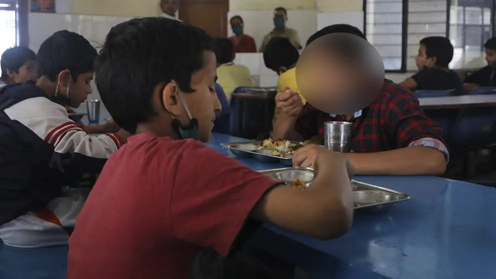 Fotograf&iacute;a de archivo de ni&ntilde;os en un comedor escolar./ EFE
