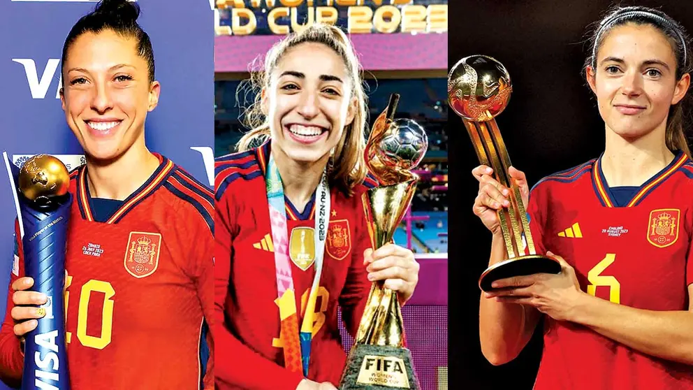 Las estrellas rojas:  las jugadoras espa&ntilde;olas que brillan m&aacute;s all&aacute; de la pol&eacute;mica./ INFOBAE-SCALED- INSTAGRAM
