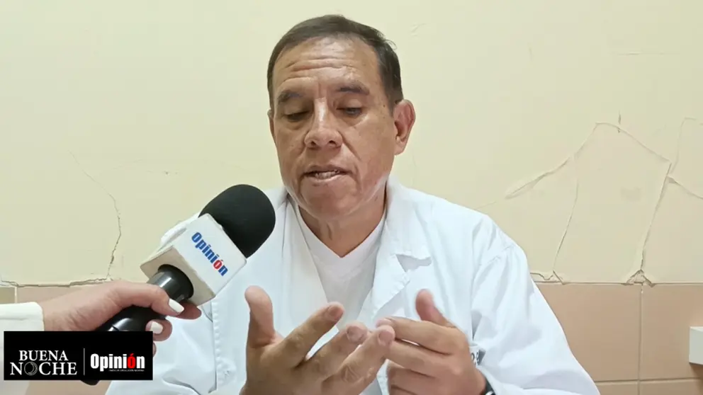 El toxic&oacute;logo Ramiro Cadima, en Buena Noche./ CAPTURA DE VIDEO