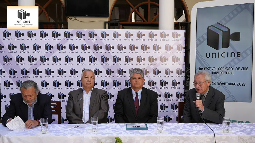 Presentaci&oacute;n del Festival Nacional de Cine universitario./ CORTES&Iacute;A
