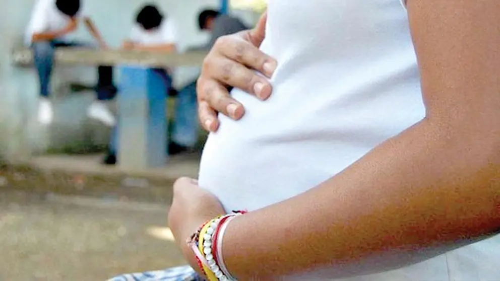 Imagen referencial de una embarazada adolescente. / ERBOL