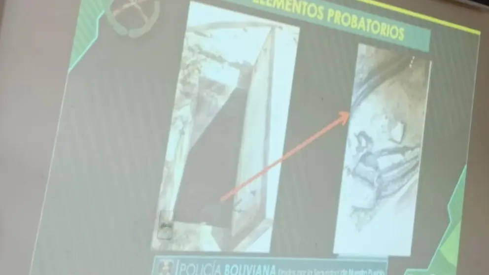 Cámara subterránea donde se registró el intento de robo./ POLICÍA