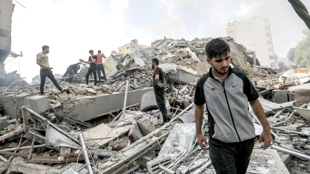 Muchas viviendas de Gaza quedaron reducidas a escombros./ EPA-BBCMUNDO