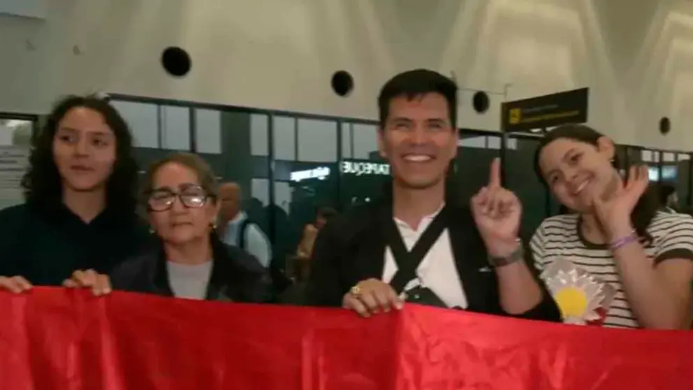 Repatriados desde Israel llegaron a Bolivia. Foto Red Uno