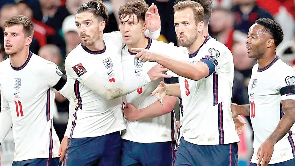 Jugadores ingleses festejan una conquista./ ESPN DEPORTES