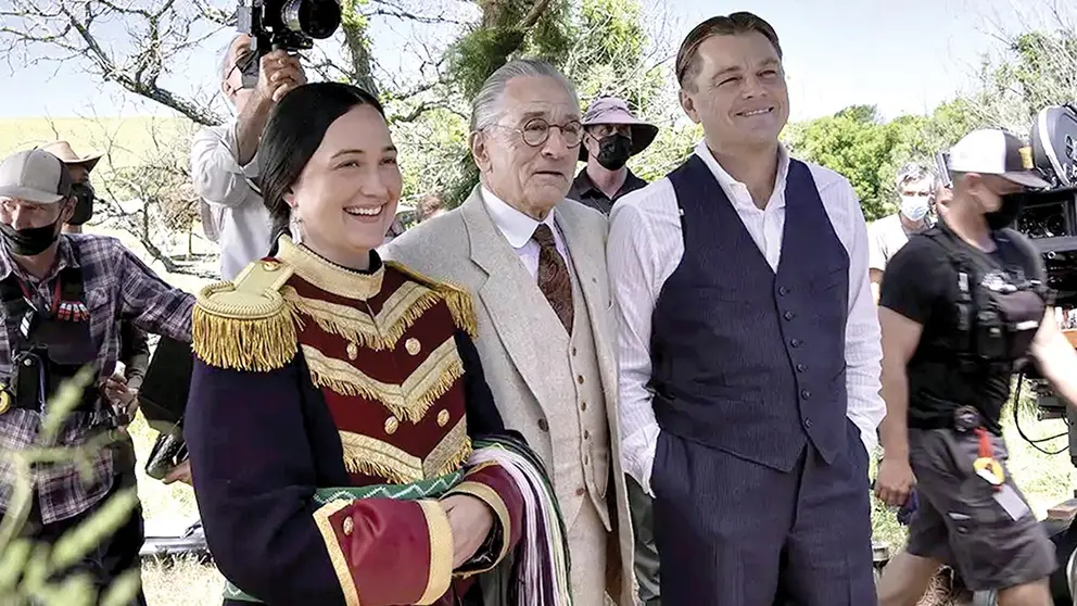 Los actores que protagonizan la pel&iacute;cula "Los asesinos de la luna"./ UIP.COM.CO