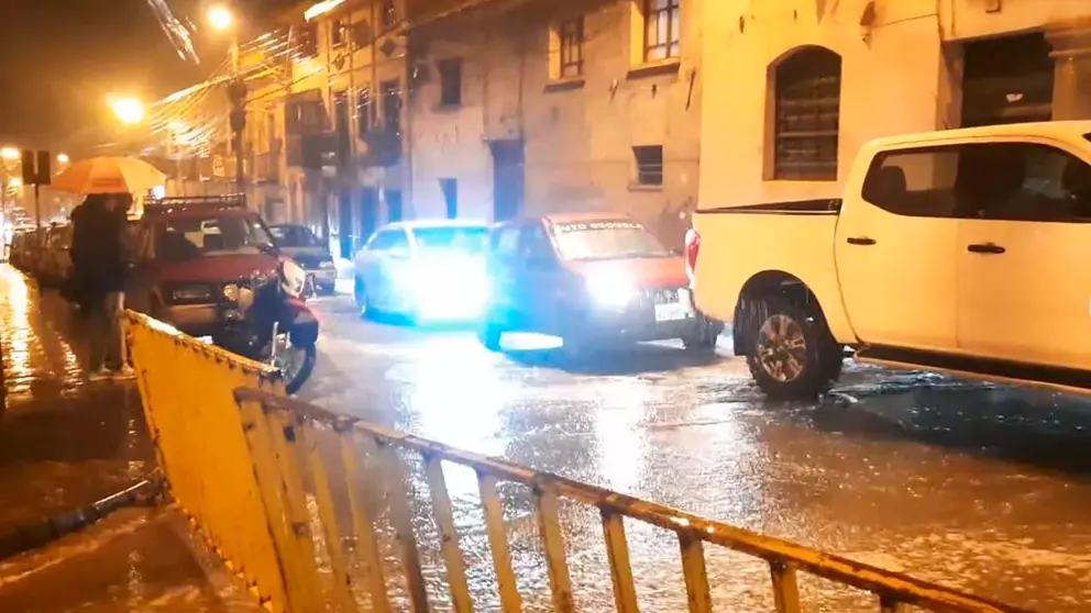 Una imagen de una calle en Potos&iacute;. URGENTE.BO