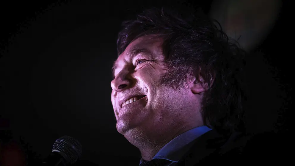 El candidato presidencial Javier Milei./ EFE