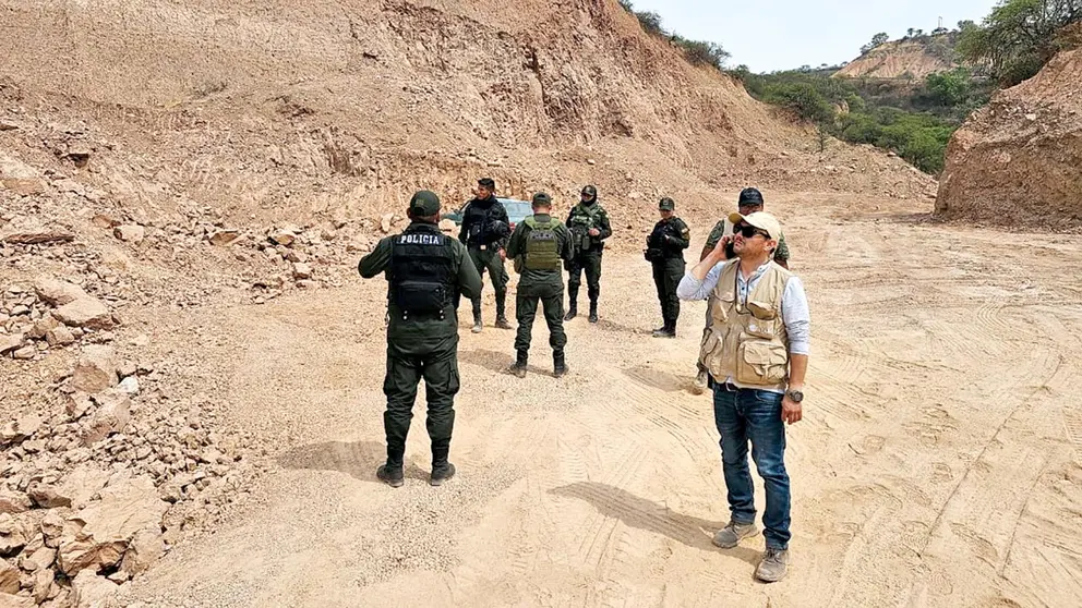 La intervenci&oacute;n en Sipe Sipe, el 27 de octubre./ AJAM