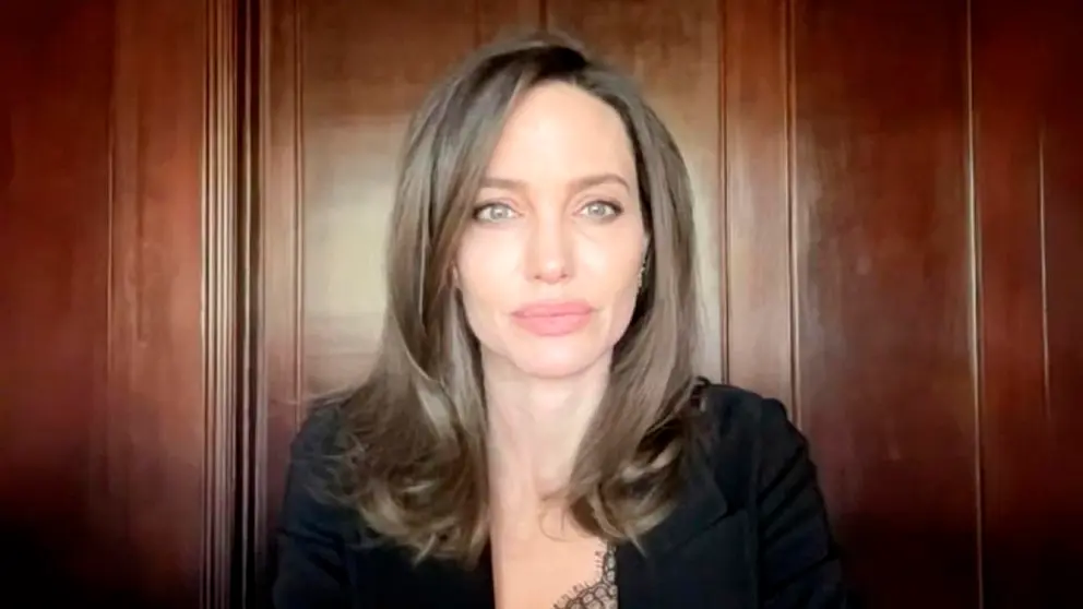 La actriz Angelina Jolie. Captura de video